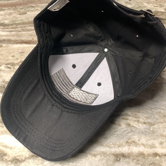 American Flag black hat - brand new never worn - Picture 3 of 3